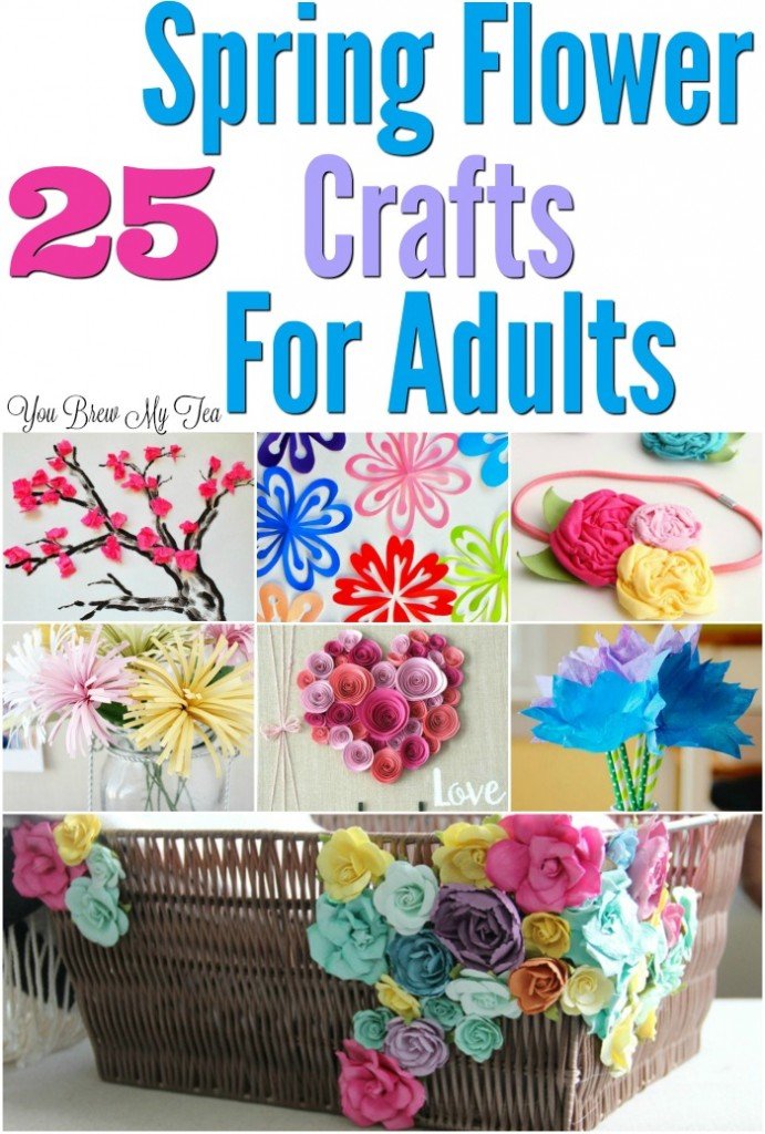 25 Flower Craft Ideas For Adults